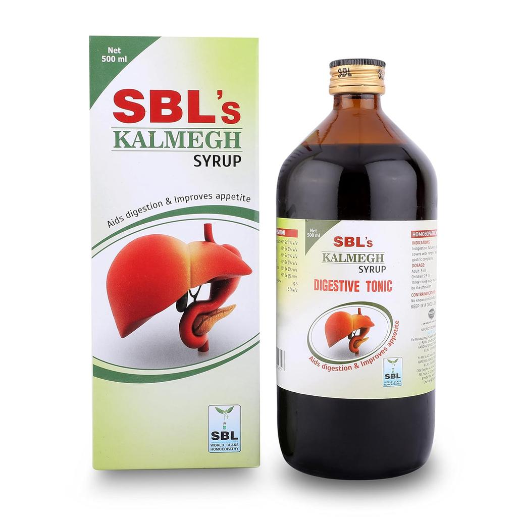 SBL Kalmegh Syrup 500 Ml Digestive Wellness Herbal Liquid Daily Appetite Support Gastric Comfort Pack Of 1 Bottle