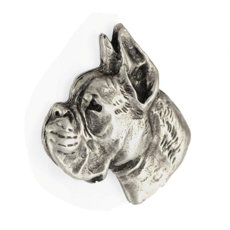 Boxer, German Boxer I - Dog Brooch In a Gift Box, Elegant Pin, Lapel Pin for Art-Dog Brand Jacket