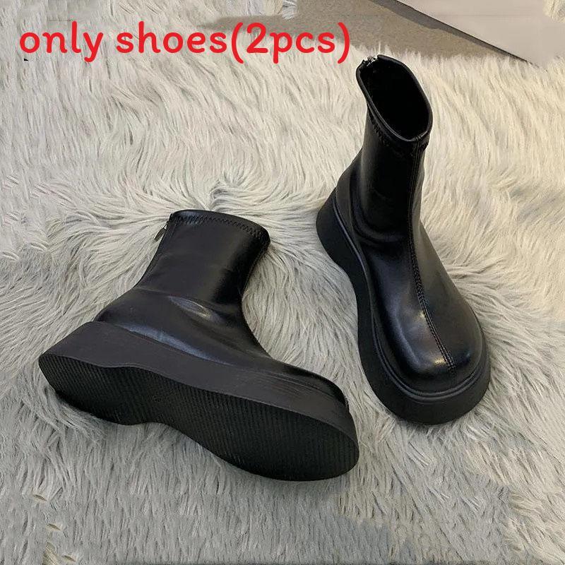 Retro Ankle Boots For Women With Nonslip Rubber Soles And Block Heel For Autumn Fashion
