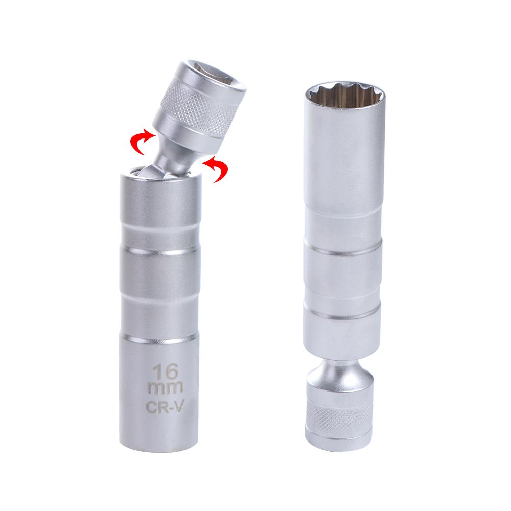 Removal Tool Magnetic Flexible Spark Plug Wrench Spark Plug Sleeve Socket Wrench Spark Plug Socket
