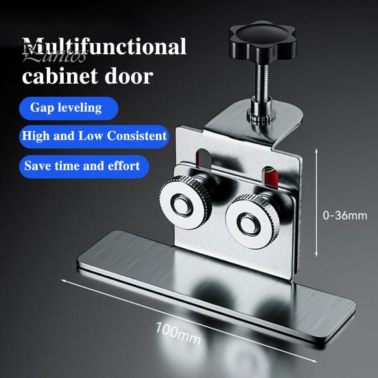 1/2/3Pcs Cabinet Door Installation Tool Adjustable Door Installation Positioner Height Adjustability Easy To Use Cabinet Door Installation Position