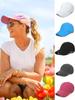 Women's Sports And Leisure Crossed Horsetail Hat Outdoor Mesh Quick Drying Sunshade Half Sky Top Hat Baseball Hat