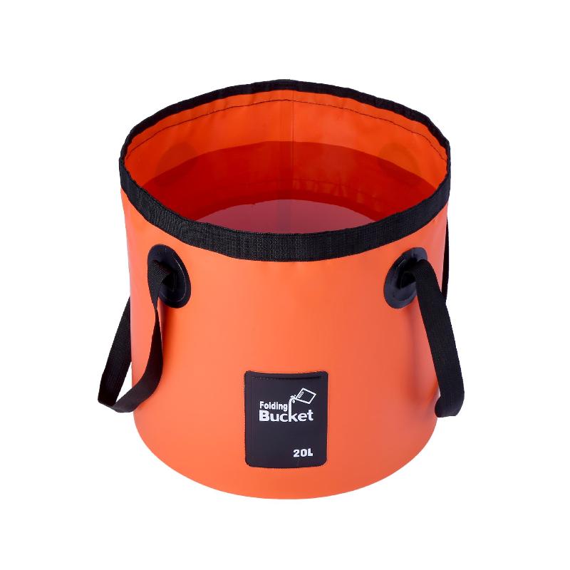 Folding Bucket Portable Outdoor Travel Foldable Water Bucket Bowl Sink Washing Bag Car Wash Bucket Multifunction for Camping