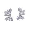 Korean Version of the New Flash Diamond Butterfly Alloy Earrings, Light Luxury High-end Niche Fashion Versatile Earrings