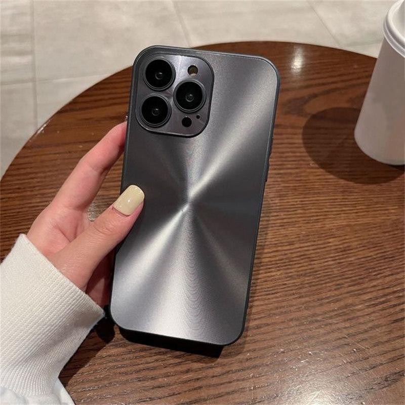 Husă nouă de lux Bling Laser Aurora de culoare solidă pentru iPhone 13 14Pro 12 11 14 Max Plus Coque, subțire, mată, rezistentă la șocuri