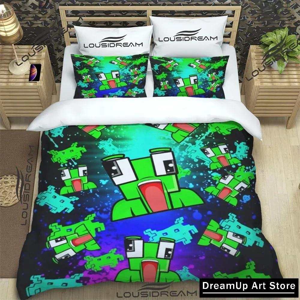 Divertido Dibujo Animado Juego U-Innombrable Juego de Ropa de Cama Niños Niñas Individual Matrimonial Matrimonial Funda Nórdica Funda de Almohada Cama Adulto Dormitorio