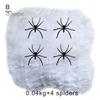 20/40/60/100/120/200/300g śmieszne realistyczne przydatne sztuczna pajęczyna uniwersalna imitacja pajęczej sieci dekoracja na Halloween