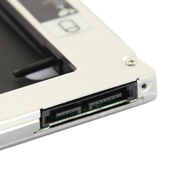 Aluminum Bracket SSD Caddy CD-ROM Alloy SATA3 Laptop Drive Hard Disk Tray