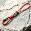 Braided Rope Water Bottle Lanyard Zinc Zinc Alloy Carabiner Hook Essential Key Chain Lanyard  Mountaineering