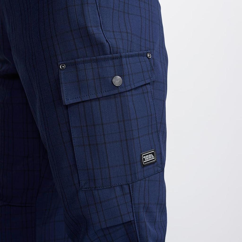 Toraichi 7560 Series Checkered Cargo Pants Sizes and LL Knickerbocker Work Construction LL Silver (7560-219) - M, L, - Pants, Workwear, Size, 37,