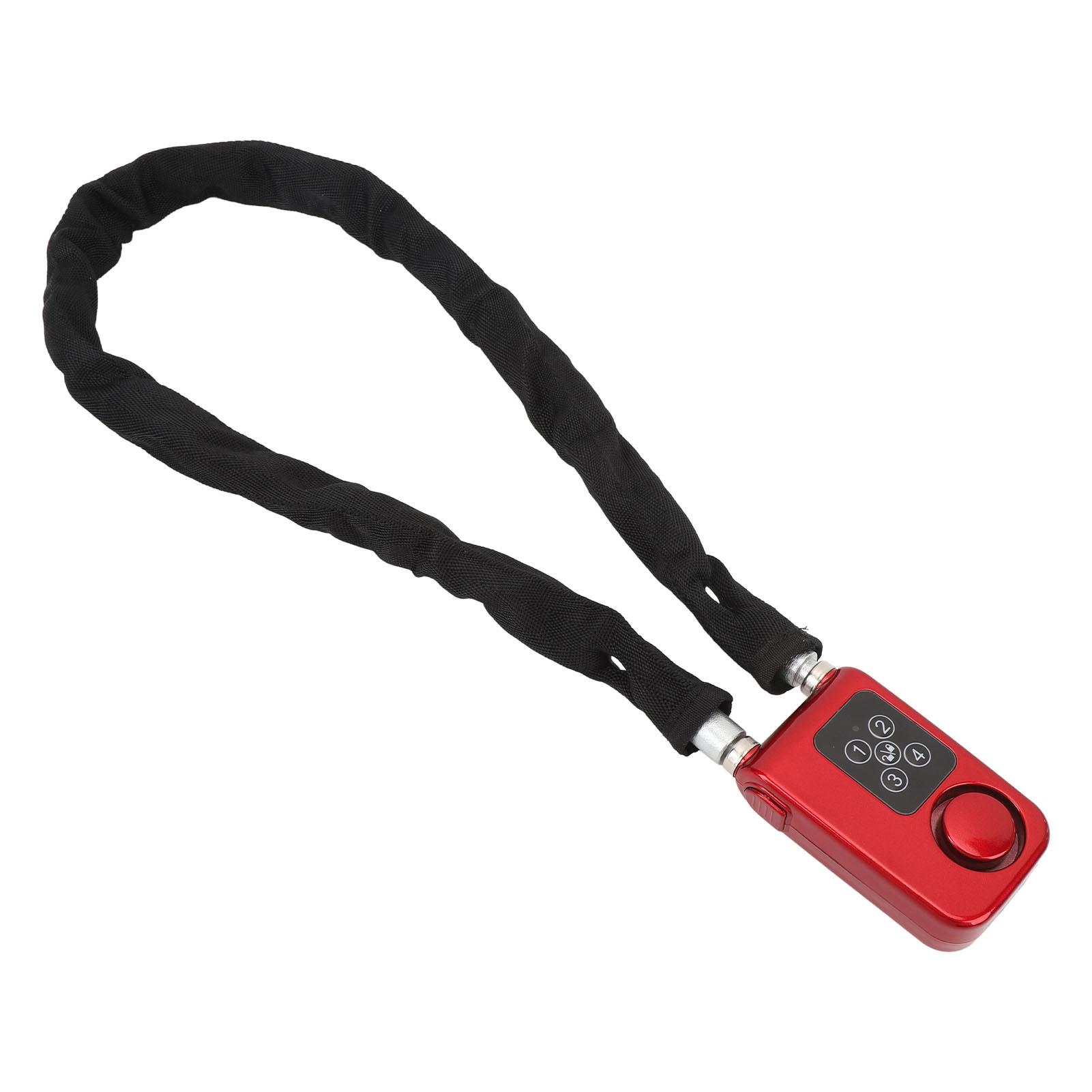 

Велосипедный цепной замок-сигнализация с пультом дистанционного управления и 4-значным кодом, поиск транспортного средства, защита от кражи, бесключевой велосипед