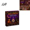 DIY Faux Diamond Art Craft Kit Halloween Gnome Advent Calendar Christmas Countdown Surprise for Kids Adults Kit Handmade Hanging Ornaments