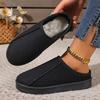 New Thickened and Warm Woolen Cotton Snow Boots and Women's Shoes Thick-soled Ankle Boots