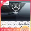 New 2025 Hot Zinc Alloy Car Front Hood Emblem Bonnet Label Badge Decal Sticker For Mercedes Benz W204 W210 W220 W212 C180 C200 C