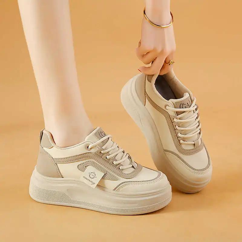 Thick Bottom Tied Long Boot Shoes Women's Boots Women's Green Sneakers Sports Type Fitness Shouse Tenisfeminino Functional