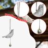 Bird Shape Wind Chime Winds Bell Easy to Hang Iron Ornament Gifts Sculpture Hanging Pendant for