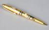 Maeju Lacquerware Lacquer Ballpoint Pen, Wind God and Thunder God (G) 6L-203