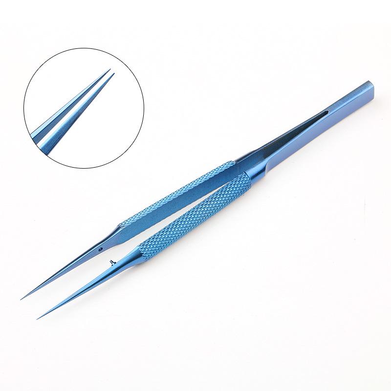 Titanium Alloy Phone Repair Tweezers – 140mm, Sharp 0.15mm Tip, Straight & Bent, Hardened.