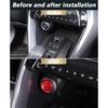 For Toyota Harrier Venza 2020-2022 Car Engine Start Switch Button Sticker Cover Trim Decoration Patch Accessories