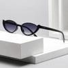 1/5pcs Fashion Cat Eye Sunglasses Women Small Oval Half Frame Design Sun Glasses Outdoor Sports Brand UV400 Lady Shades Eyewear