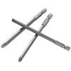 10-Piece Flat-Head & Phillips Head S2 Screwdriver Bit Set, 100mm