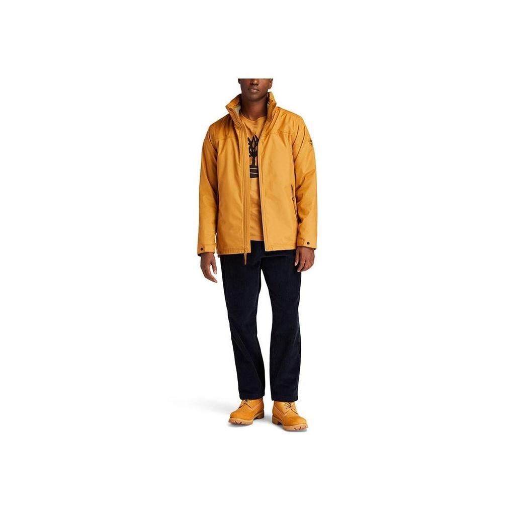 Timberland Men's 3-in-1 Waterproof Detachable Fleece Lined Jacket Wheat Brown A2EU1-P47