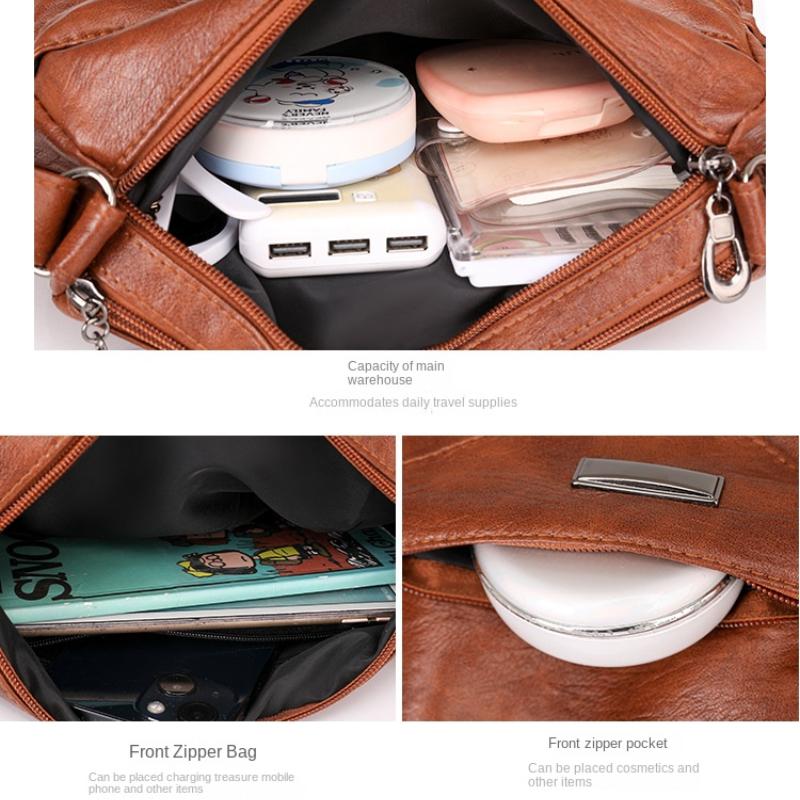 Soft PU Leather Luxury Handbags Purses Women Bags Designer Shoulder Crossbody Bag For Female Branded 2026 Winter Trend Messenger Bags