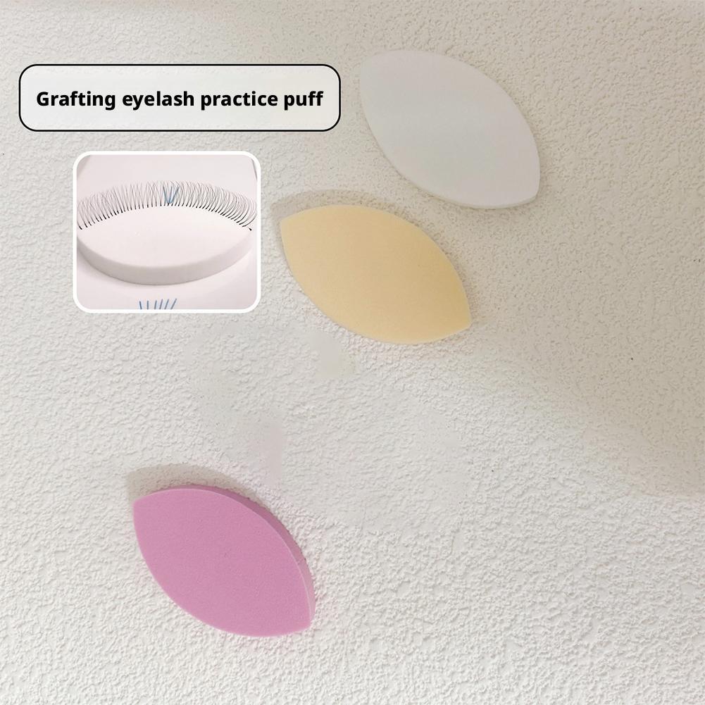 10PCS Lash Sponges for Practice, Disposable Makeup Practice Sponge, Lash Map Sponge, Eyelash Extension Beginners Supplies Kit