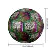 Ronaldo's Golden Water Dance Size 5 Football Machine-Stitched Indoor/Outdoor Training and Matches Sports Enthusiast Gifts Distinctive Home Decor And P