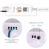 WS2812B WS2811 Pixels LED Strip Light Controller SP107E DC5-24V Addressable RGBIC Bluetooth / Music Controller