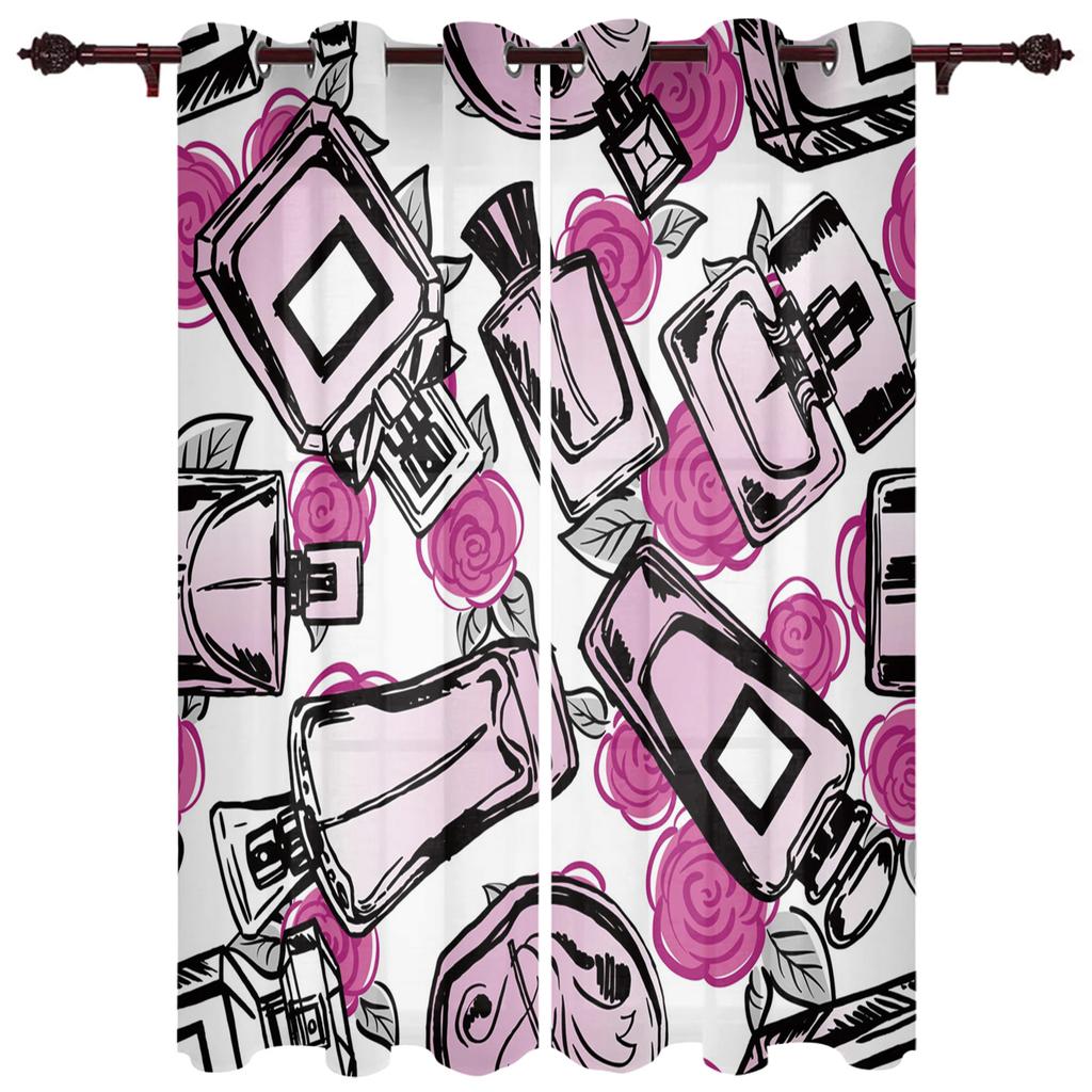 Cosmetic Perfume Lipstick Moisturizer Bedroom Kitchen Living Room Decoration Items Window Curtains for Living Room