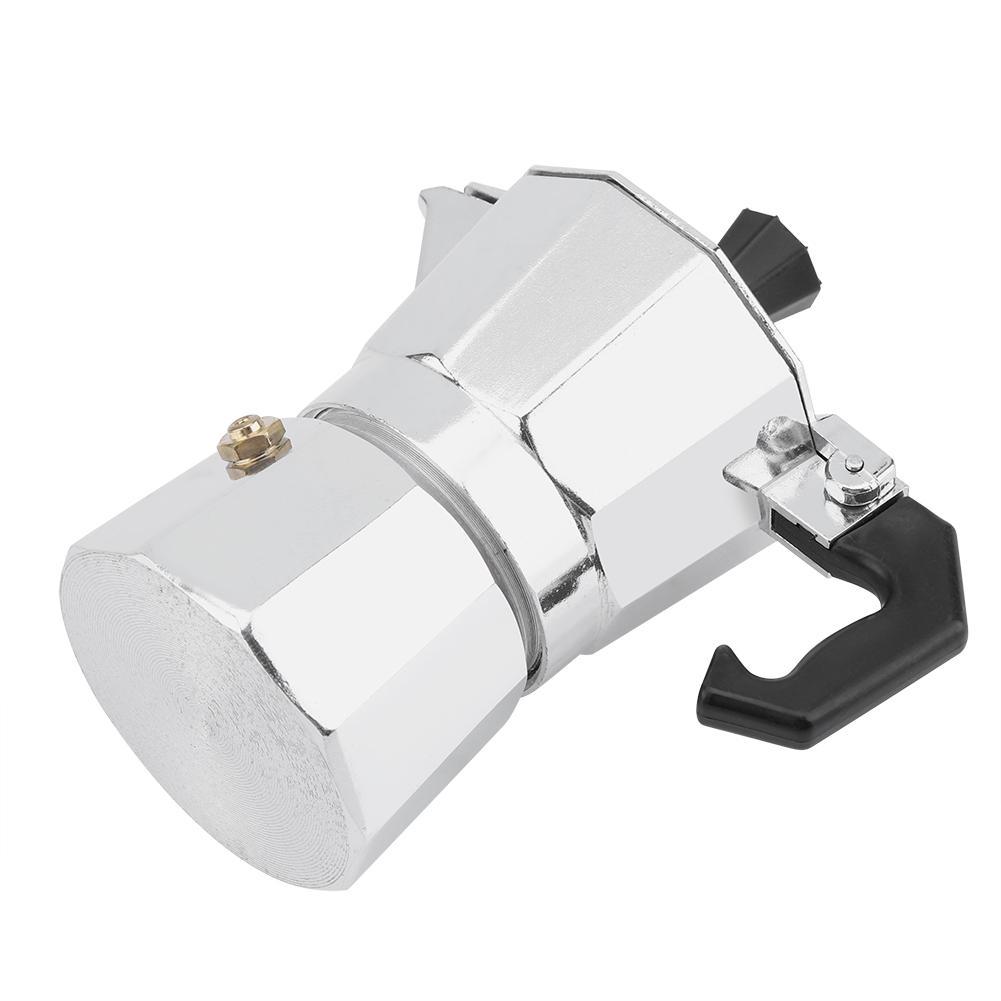 30Ml 1 Cup Aluminum Italian Type Moka Pot Coffee Maker Stove Home Office Use