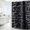 Minimalist Cute Shower Curtain With Hooks Waterproof Mildew Proof Easy Clean Install For Multi-scene Bathroom Bathtub Privacy