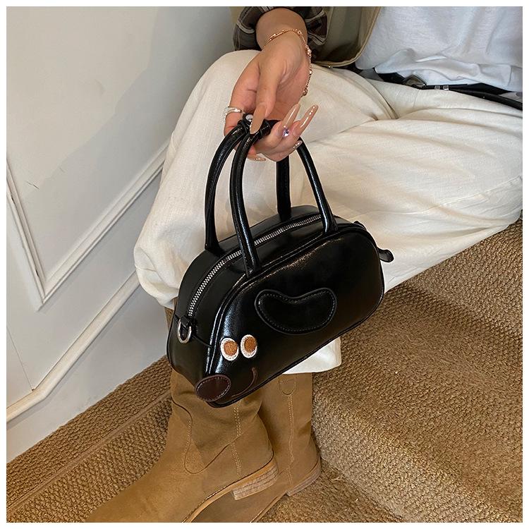 Borsa a mano versatile Ins 2025: Borsa Chic a Spalla e a Tracolla a Forma di Cucciolo di Pane