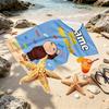 Custom Name Personalized Alfons Aberg Print Beach Towel, for Trip Camping Beach Party Home Decor, Birthday Gift for Family & Friends