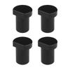 4Pcs Aluminum Alloy Bench Dogs Workbench Pegs Brake Stops for Secure Positioning in 19mm or 20mm Dog Hole