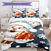 3pcs Christmas Bedding Set Duvet Cover Closure Includes 1 Duvet Cover & 2 Pillowcases, Soft and Comfortable for All Seasons.