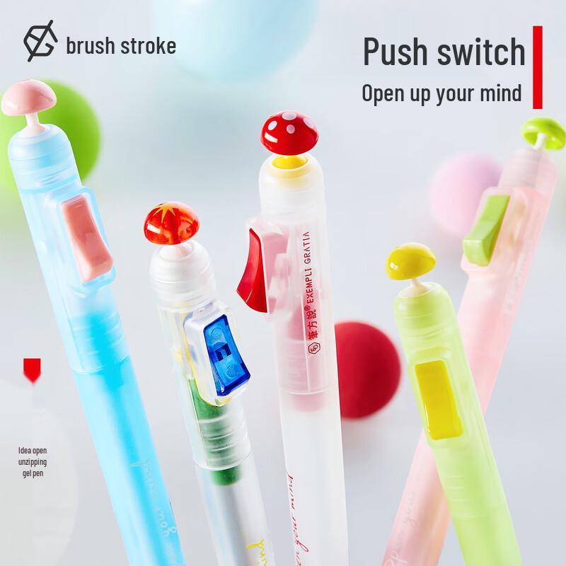 Stylish Decompression Click Gel Pen