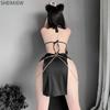 Egyptian Cat Role Play Sexy Adult Ladies Dress Suit Temptation See-through Robe Costume Girls Backless Underwear Uniform