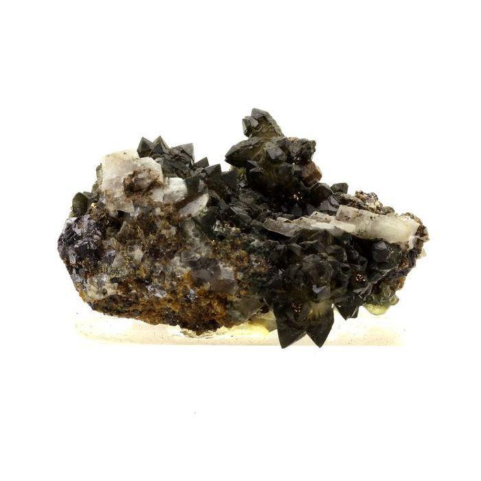 Pierres et Minéraux. Cubanite + Quartz Prase. 1292.0 ct. Trepca, Kosovo.