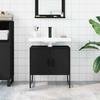VidaXL Armoire Lavabo de Salle de Bain, Placard sous Vasque avec Porte, Meuble de Rangement, Organisateur de Toilette 842456