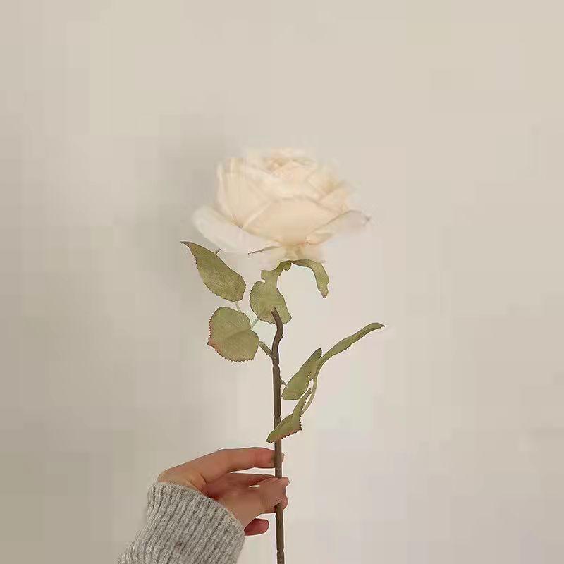Simulated French Rose Home Soft Decoration Rose Fake Flower Hotel Simulated Flower Rose Display Wholesale