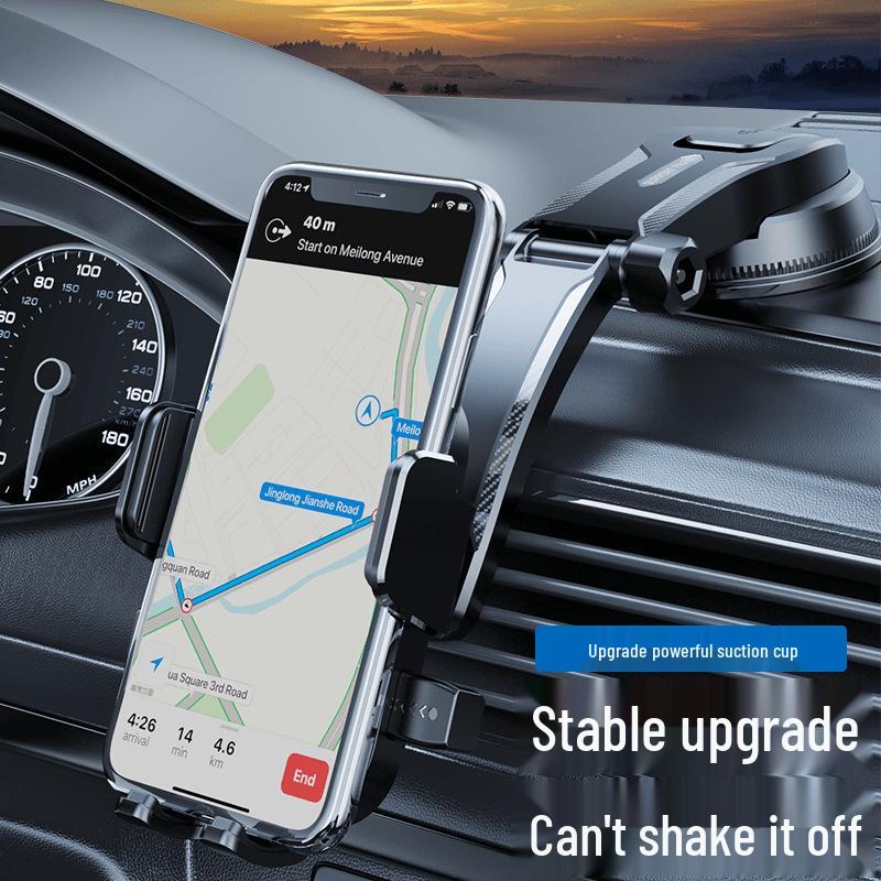 2024 Universal Suction Cup Car Phone Holder with Stable Navigation Bracket