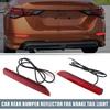 ABSOPRO LED Tail Fog and Turn Signal Lights for Nissan Sentra Plastic with Red Set of 2 Lights, Lights, (265608990B) (2020-2021), Lenses,