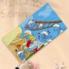 Cartoon Cute S-Smurfs Bath Towel Microfiber Soft Water Absorbing Breathable For Girl Kids Decorative Cartoon Beach Towel