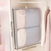 1Pc Special Hanging Compression Storage Bag For Down Jackets, Wall-Mounted Mesh Bag With Metal Hook For Home Wardrobe, Hanging Bag For Large Garments