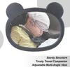 Baby Car Mirror 360 Degree Rotating Backseat Baby Mirror Rear Facing With Cartoon Frame Safety Observation Monitor Shatterproof