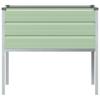 Planter Pastel Green 100 X 45 X 90 Cm Galvanized Steel