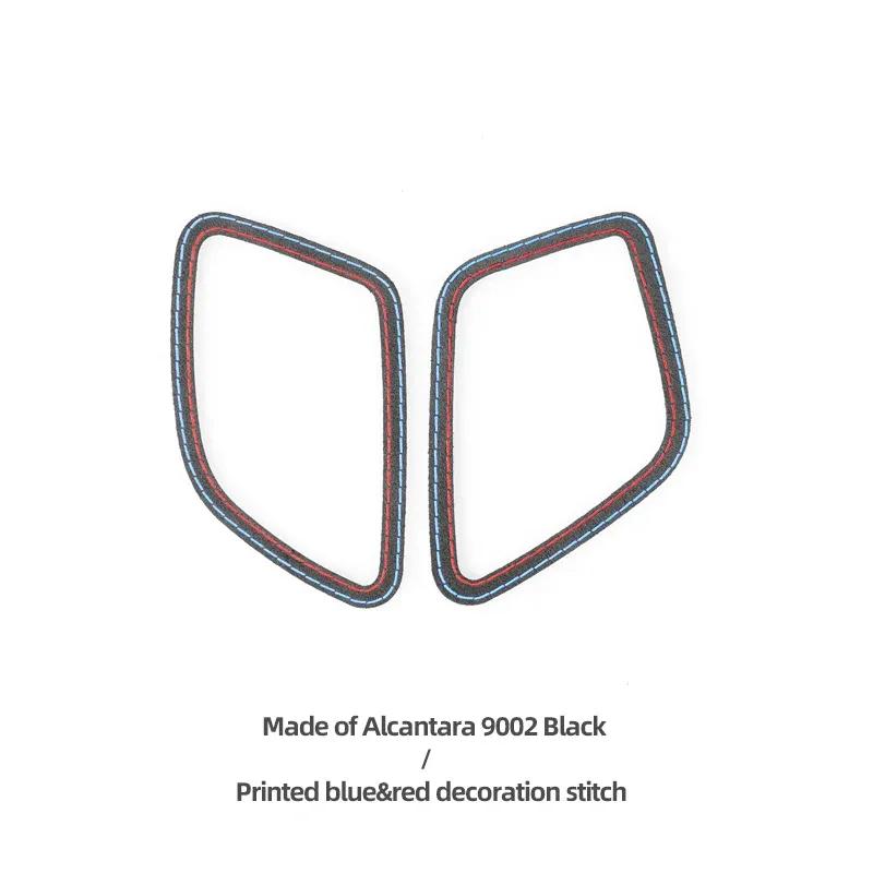 Betterhumz für BMW X3 F25 X4 F26 Auto Innenraum Armaturenbrett Instrumentenlüftungsauslass Verkleidung Aufkleber Aus Alcantara Zubehör