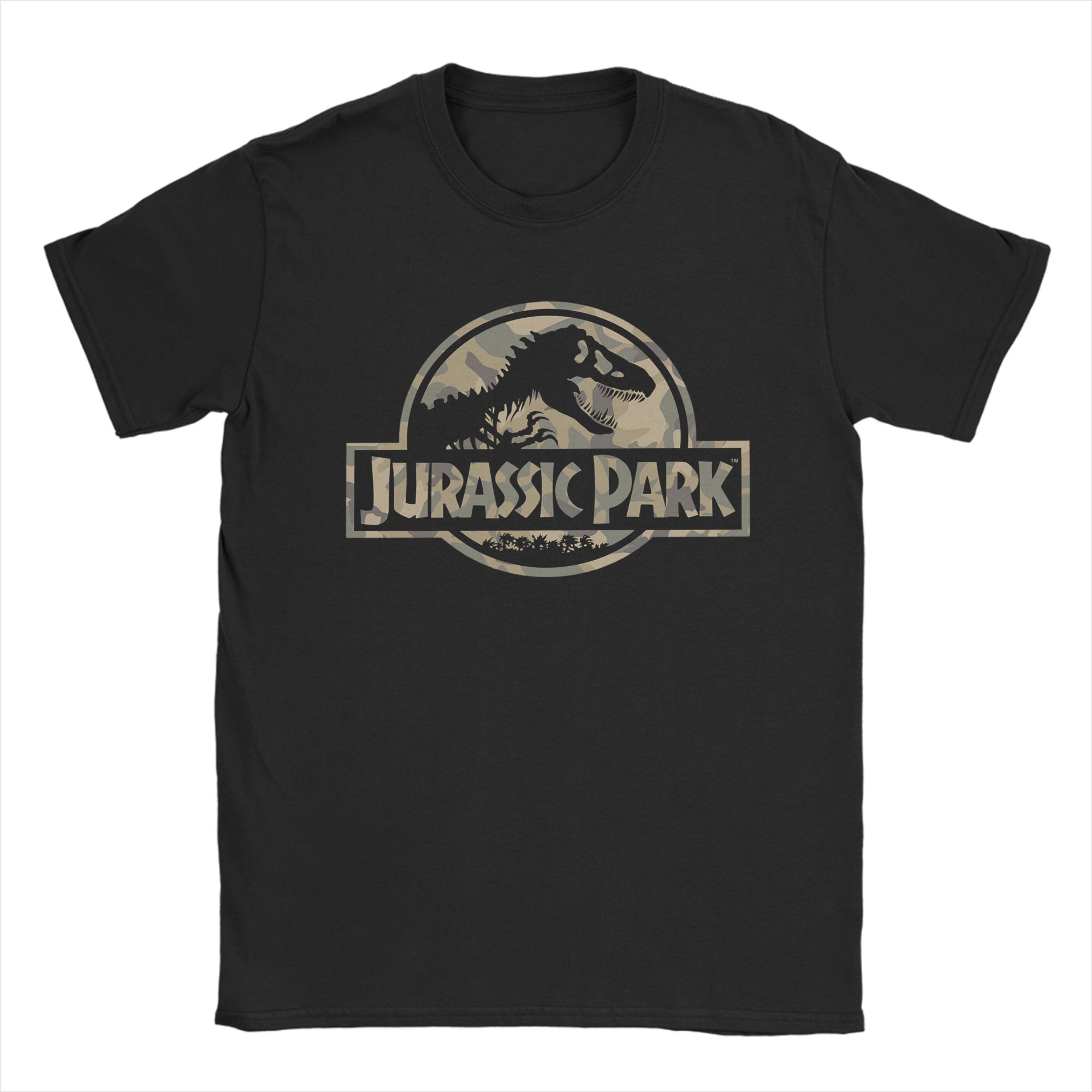 BenberFashion Jurassic Park Mannen T-shirt Mode T-shirt Korte Mouw Ronde Hals T-shirts Puur Katoen Grafische Kleding L